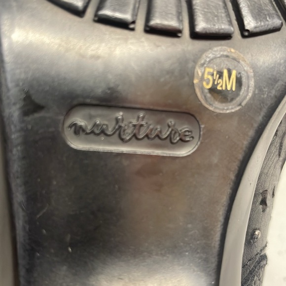 NURTURE BY LAMAZE WOMEN'S BLACK LEATHER MULES SIZE 5.5 - Picture 11 of 12